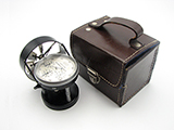 Vintage Casella London medium speed Air meter in fitted leather case